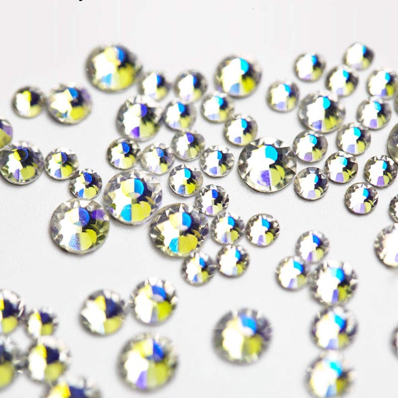 Dowarm 1440 Pieces Hotfix Crystal Rhinestones for Clothes Crafts, Hot Fix Glue on Flatback Crystals, Iron on Crystal Rhinestone (Moonlight/Starry Sky, SS6) - Image 5